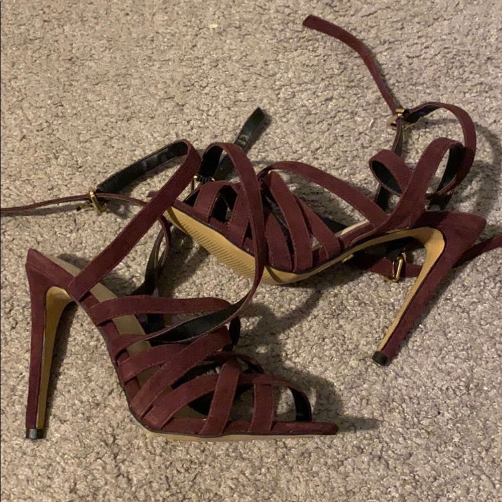 Plum High Heeled Sandals by Victoria’s Secret